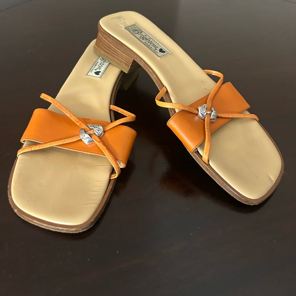 Vintage Brighton Loreta Slide Sandals